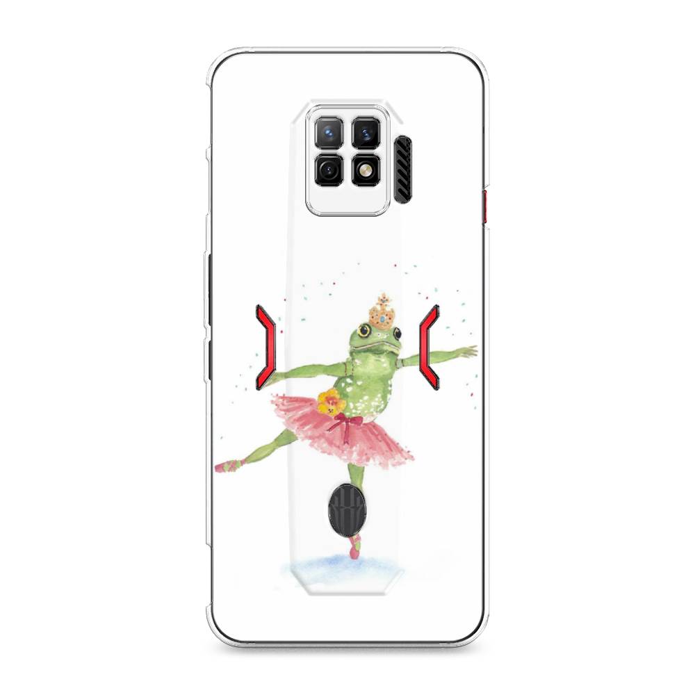 

Чехол на ZTE Nubia Red Magic 7 Pro "Лягушка-балерина", Зеленый, 136050-4