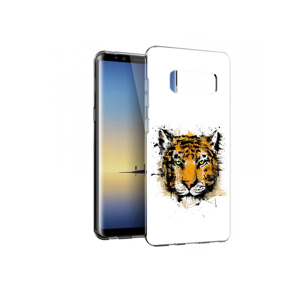 

Чехол MyPads Tocco для Samsung Galaxy Note 8 тигруля, Прозрачный, Tocco