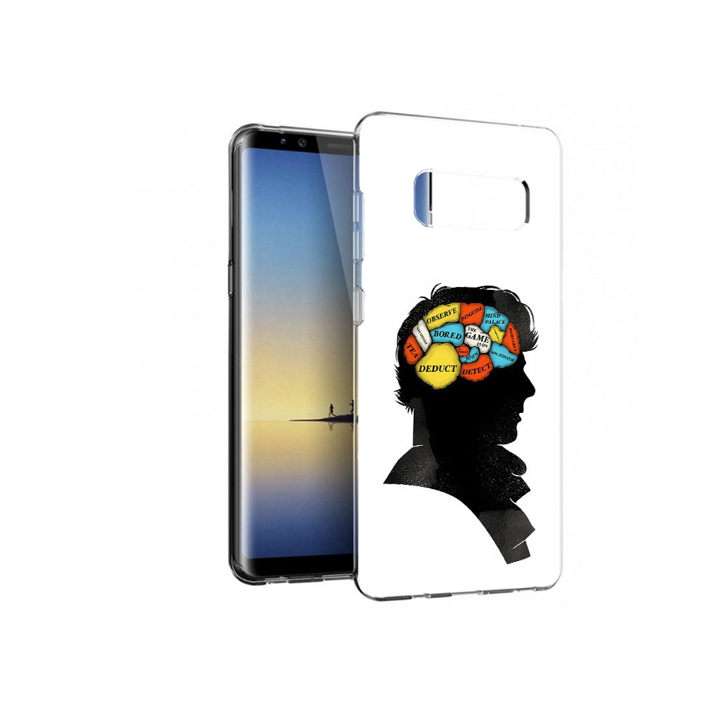 

Чехол MyPads Tocco для Samsung Galaxy Note 8 темный рисунок, Прозрачный, Tocco