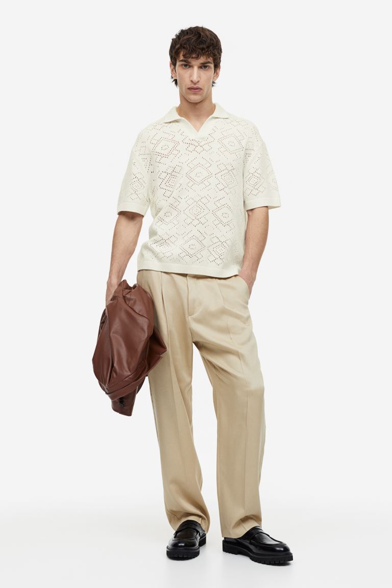 

Пуловер мужской H&M 1120812001 белый L (доставка из-за рубежа), 1120812001