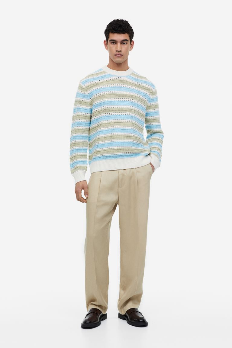 

Джемпер мужской H&M 1120811003 синий L (доставка из-за рубежа), 1120811003