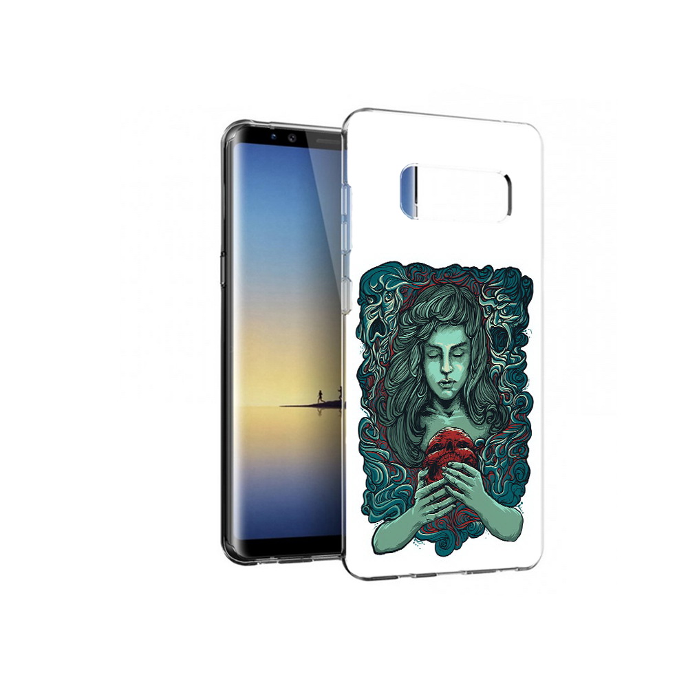 

Чехол MyPads Tocco для Samsung Galaxy Note 8 спящая девушка, Прозрачный, Tocco