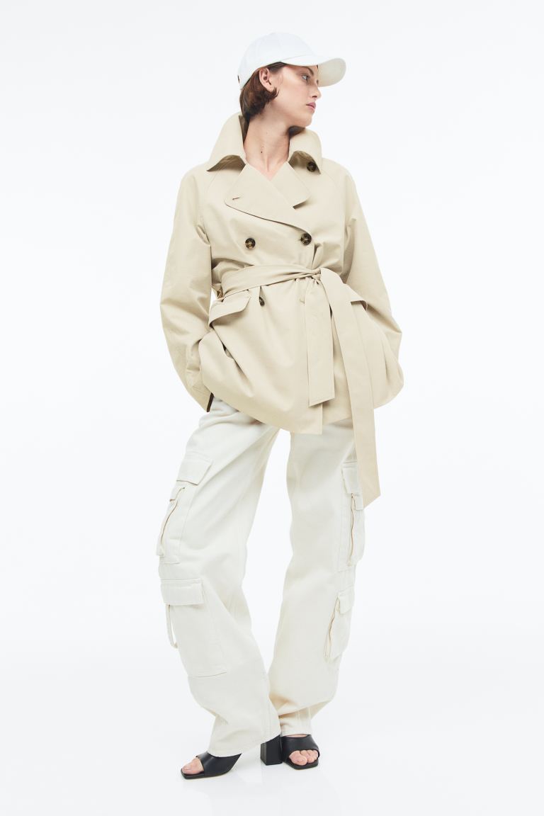 

Плащ женский H&M 1120770001 бежевый XL (доставка из-за рубежа), 1120770001