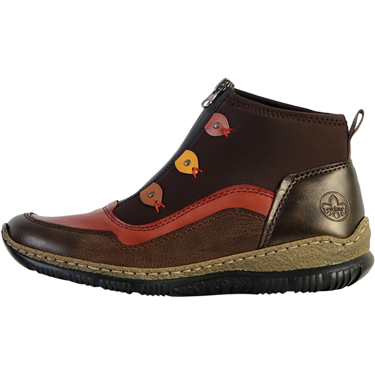 

Ботинки женские Rieker 26800700 коричневые 39 EU, Коричневый, 26800700