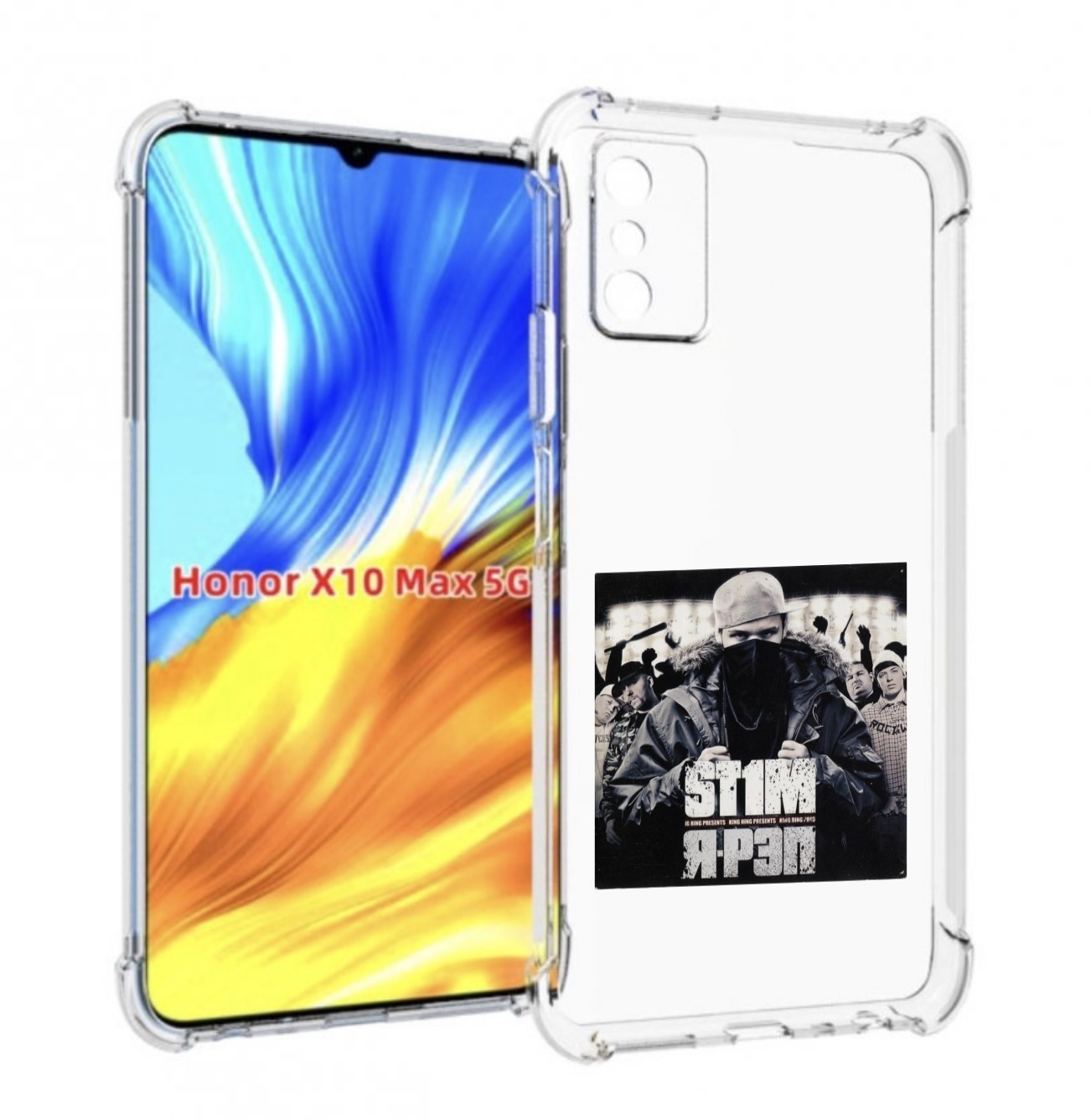 

Чехол MyPads Я - рэп ST1M для Honor X10 Max, Прозрачный, Tocco