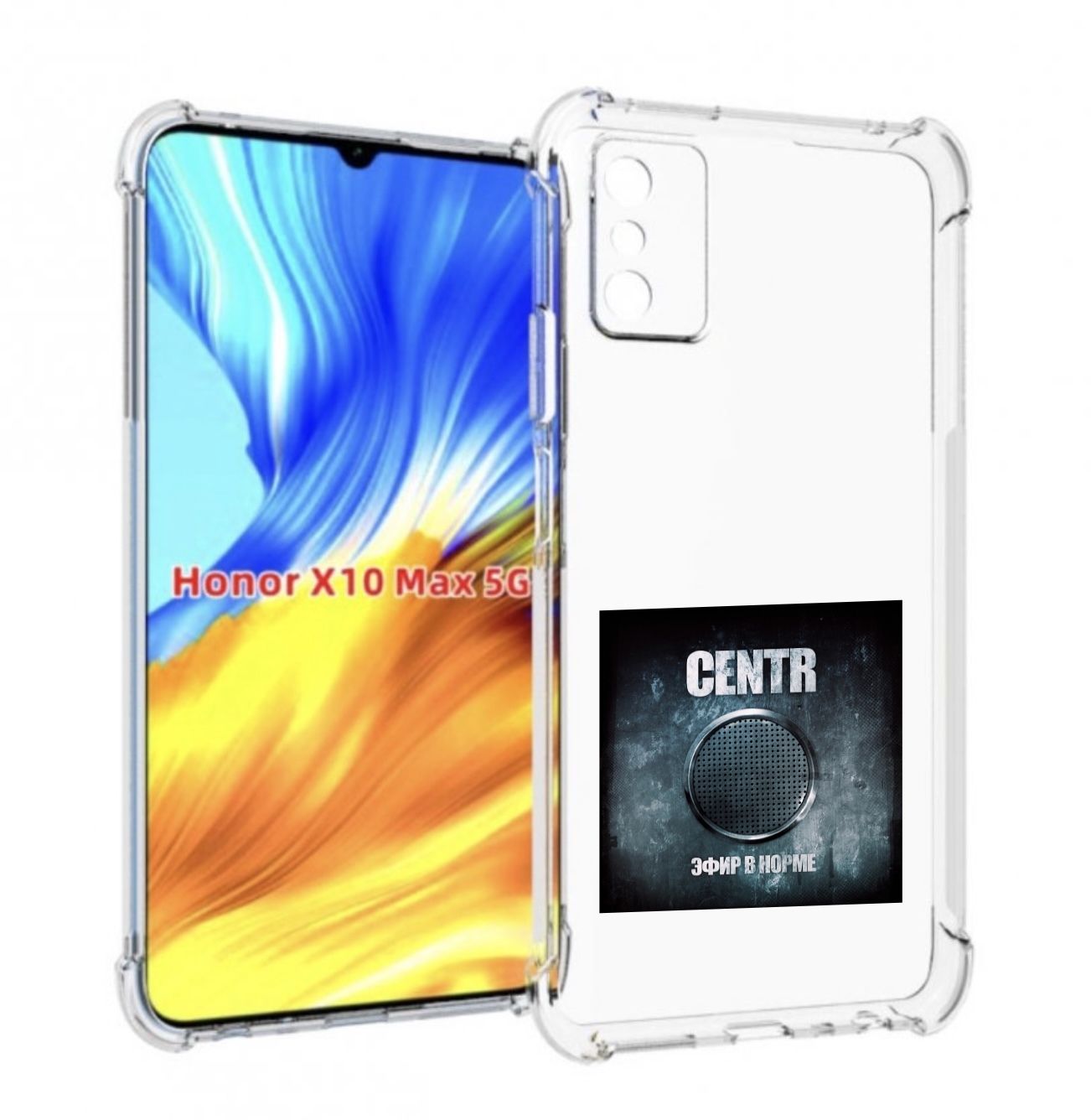 

Чехол MyPads Эфир в норме Centr для Honor X10 Max, Прозрачный, Tocco