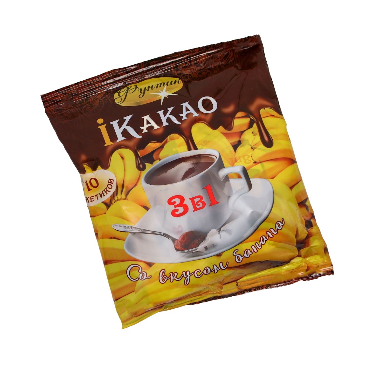 

Какао 3 в 1 "Фунтик" со вкусом банана, 20 г