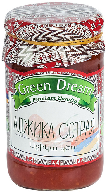 Аджика Green Dream острая 380 г 180₽