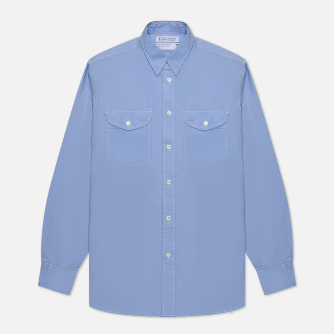 Мужская рубашка EASTLOGUE Permanent Work голубой, Размер XL