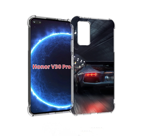 

Чехол бампер MyPads Ламба мужской для Honor V30 Pro, Прозрачный, Tocco