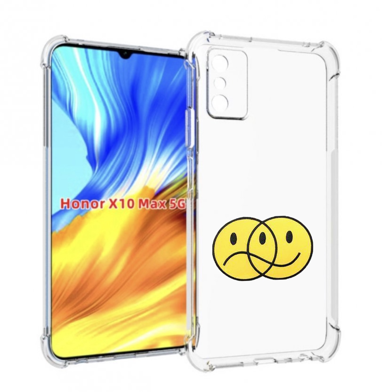 

Чехол MyPads Хиппи для Honor X10 Max, Прозрачный, Tocco