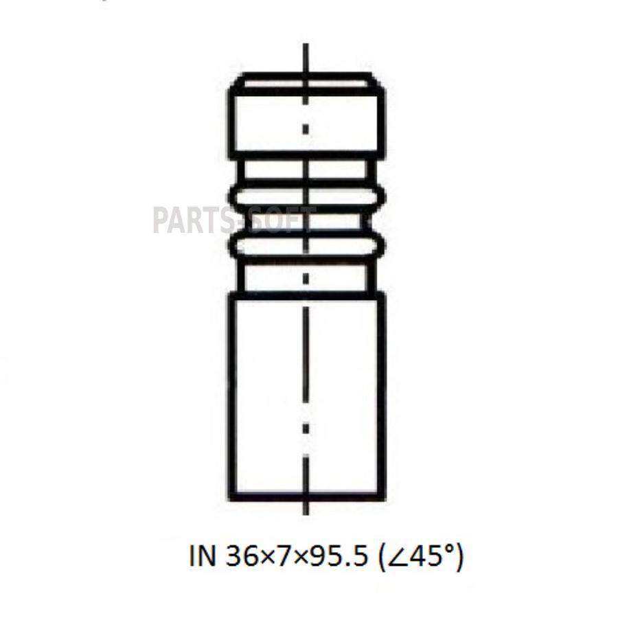 

КЛАПАН ДВС VAG 1.9 D/TD (1Y,AAZ,ABL,ADE,ADG,AEF) ZIKMAR Z17494R