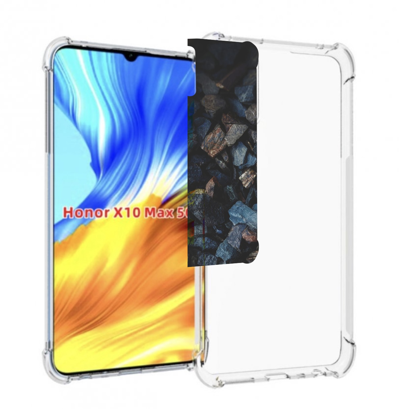 

Чехол MyPads Фон для сторис для Honor X10 Max, Прозрачный, Tocco