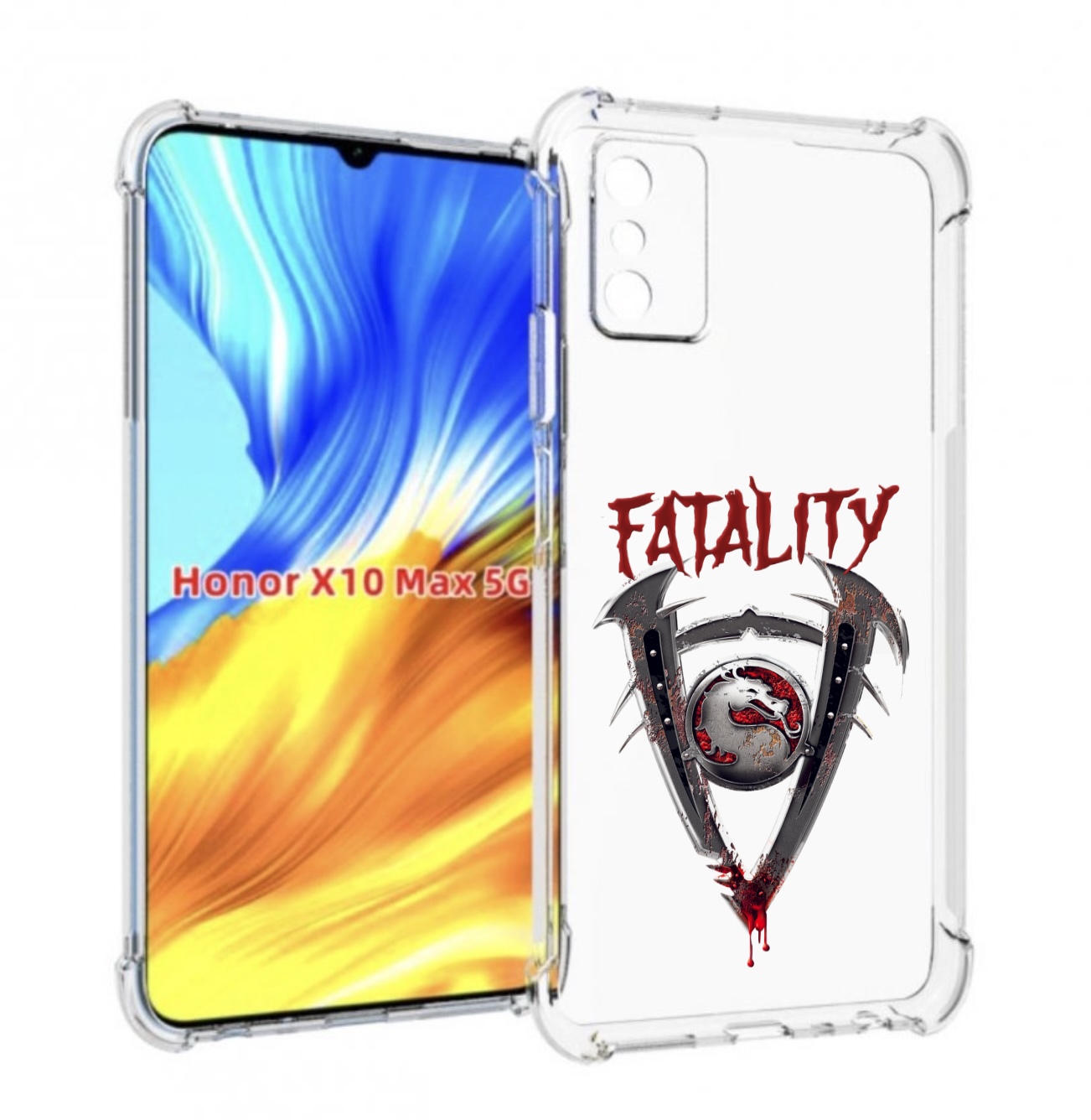 

Чехол MyPads Фаталити мужской для Honor X10 Max, Прозрачный, Tocco