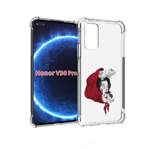 

Чехол бампер MyPads Красная шапочка и волк женский для Honor, Прозрачный, Tocco