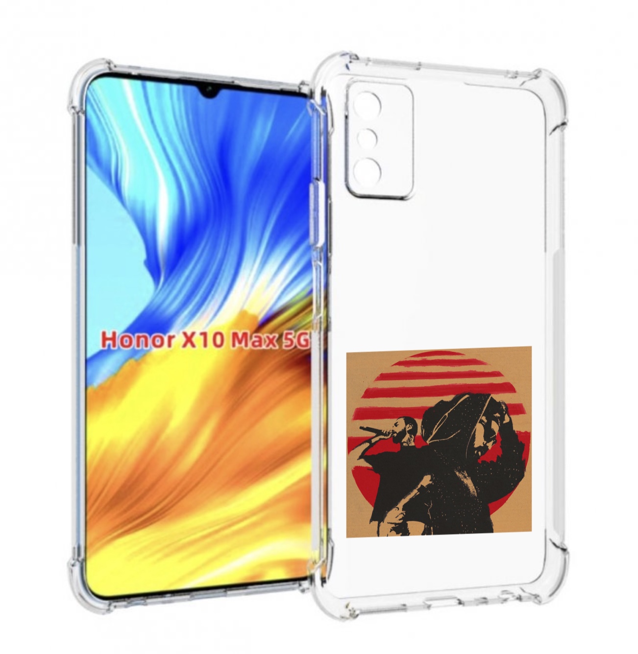 

Чехол MyPads Утопия Мияги и Энди панда для Honor X10 Max, Прозрачный, Tocco