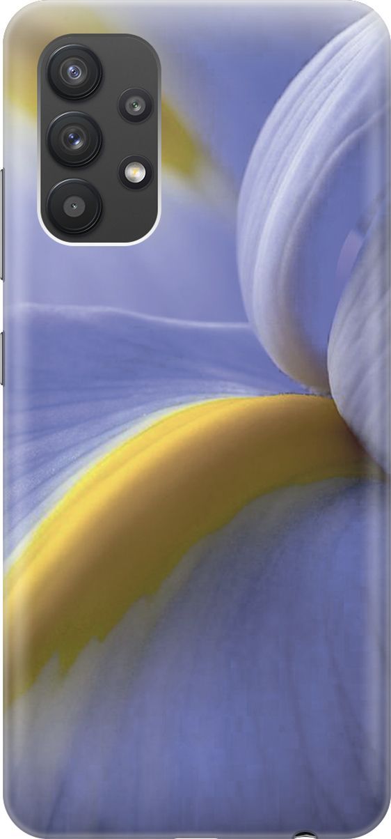 

Силиконовый чехол на Samsung Galaxy A32 с принтом "Синяя калла", Желтый;фиолетовый, 4623