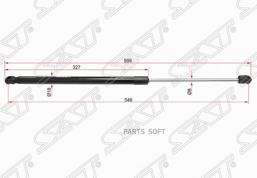 

SAT ST-81770-F1000 Амортизатор крышки багажника KIA SPORTAGE 15- LH=RH 1шт