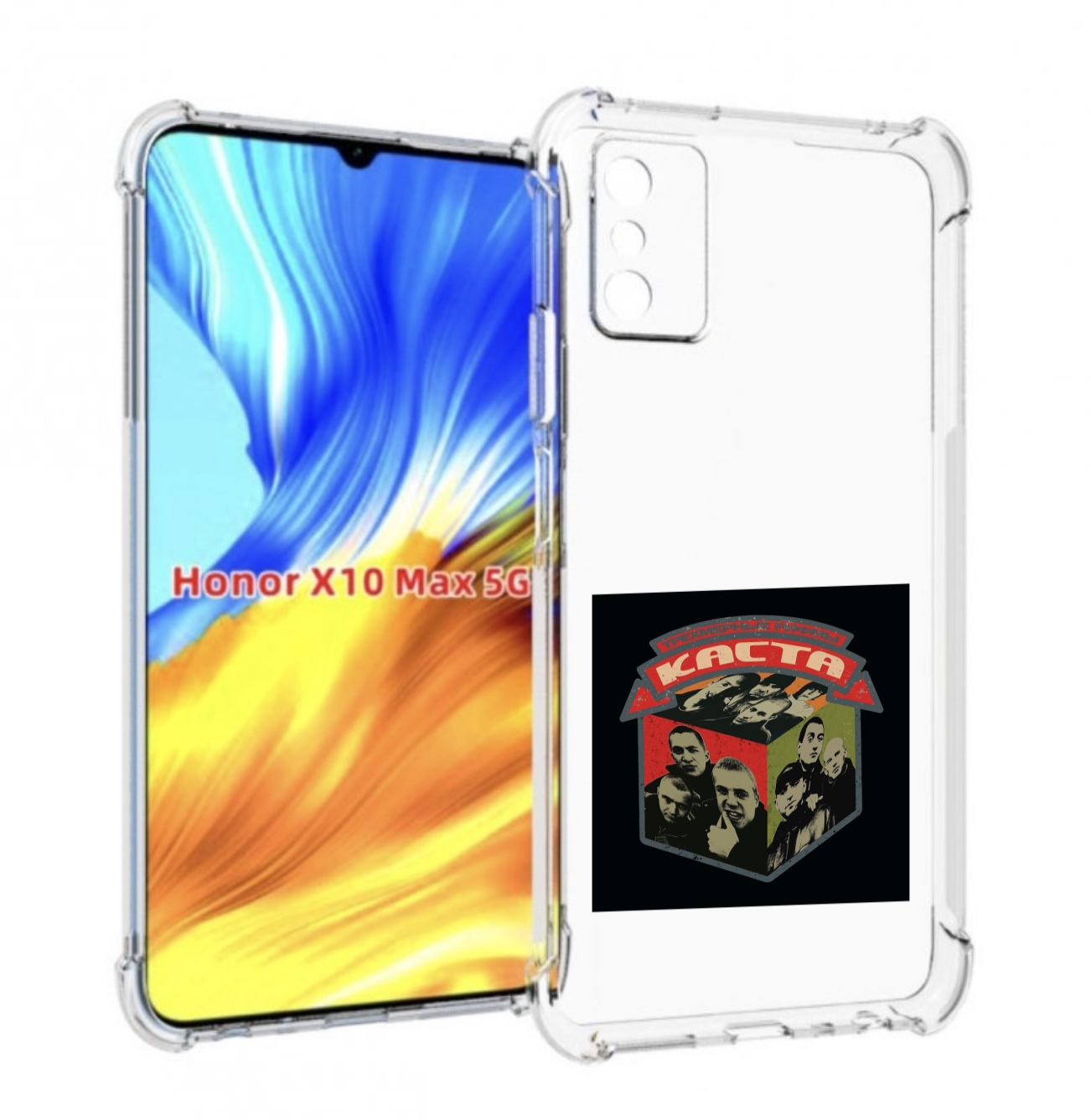 

Чехол MyPads Трёхмерные рифмы Каста для Honor X10 Max, Прозрачный, Tocco