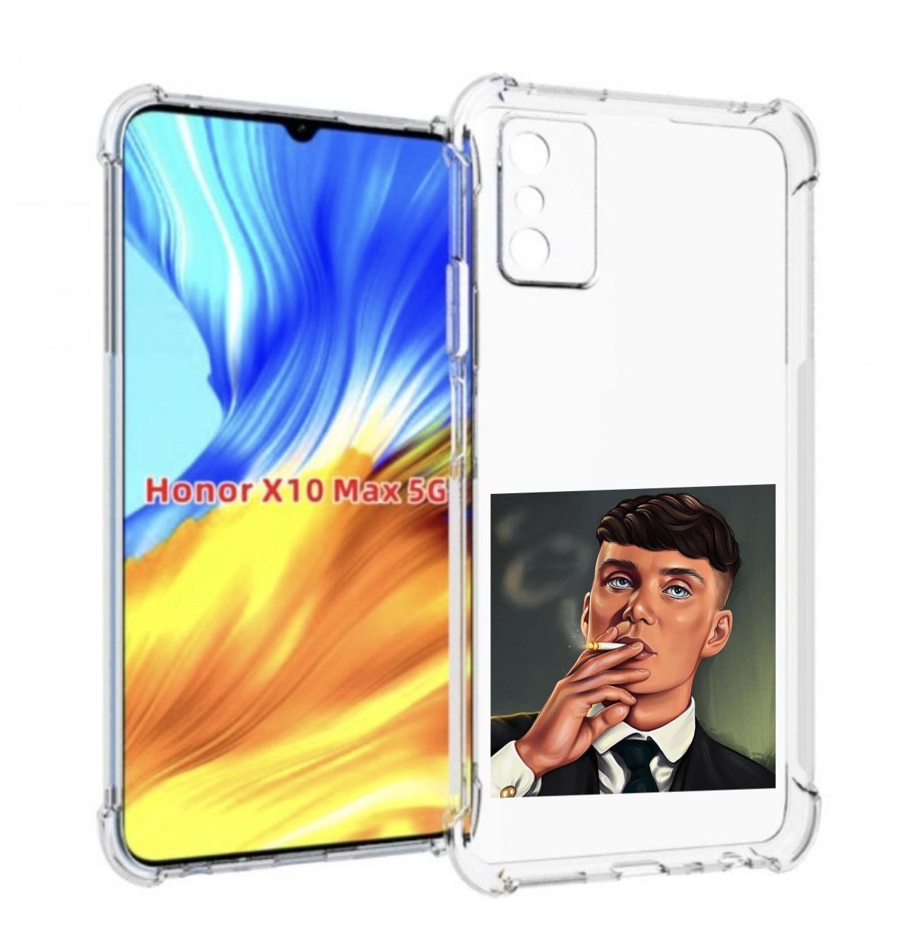 

Чехол MyPads Томас-Шелби для Honor X10 Max, Прозрачный, Tocco