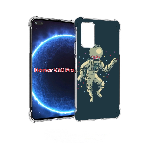 

Чехол бампер MyPads Космонавт для Honor V30 Pro, Прозрачный, Tocco