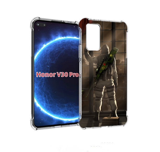 

Чехол бампер MyPads Контр-Страйк-в-дыму для Honor V30 Pro, Прозрачный, Tocco