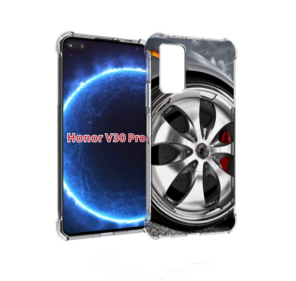 

Чехол бампер MyPads Колесо мужской для Honor V30 Pro, Прозрачный, Tocco