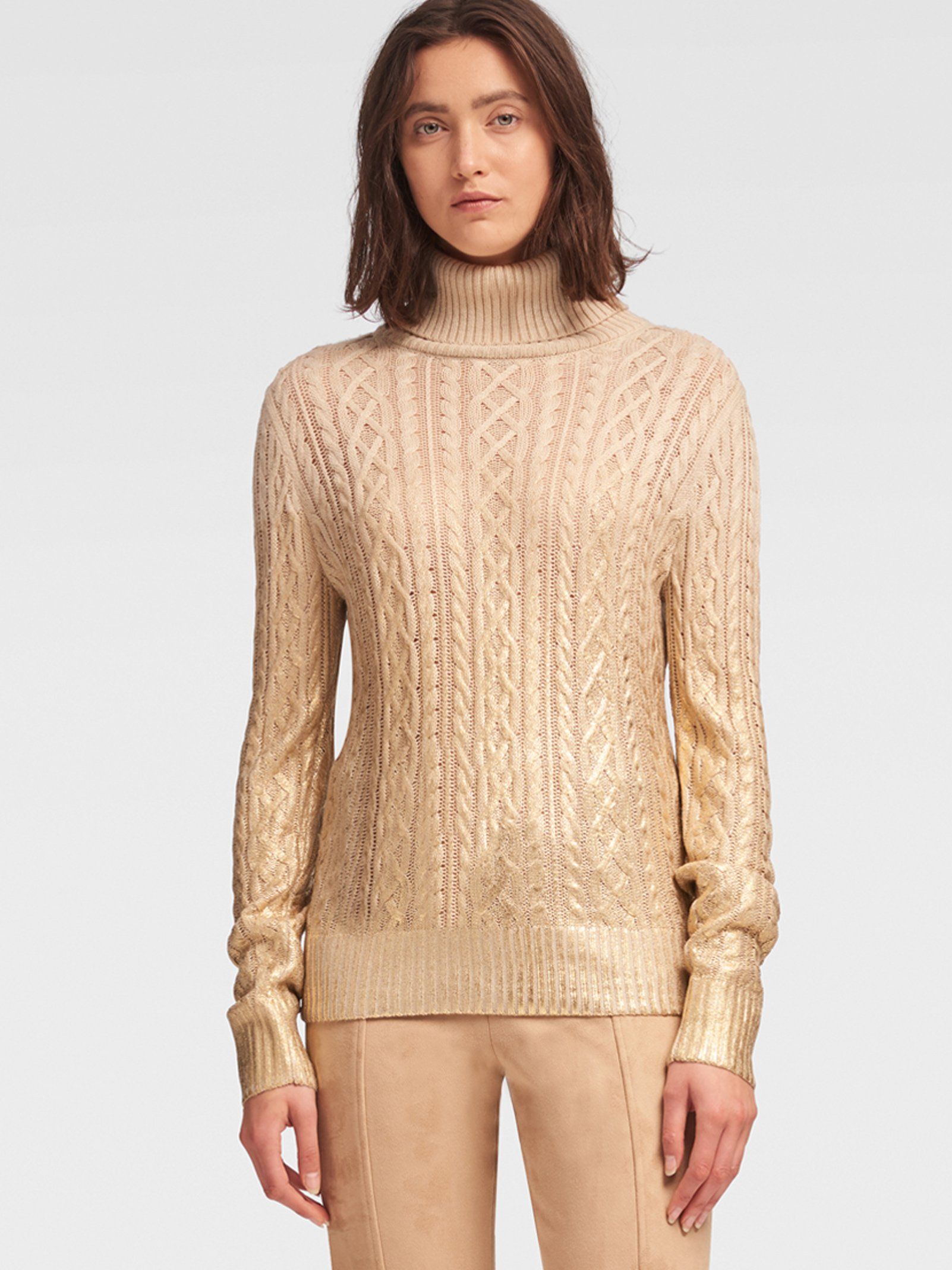 

Джемпер женский DKNY P8JSMCEJ/OMMM бежевый M