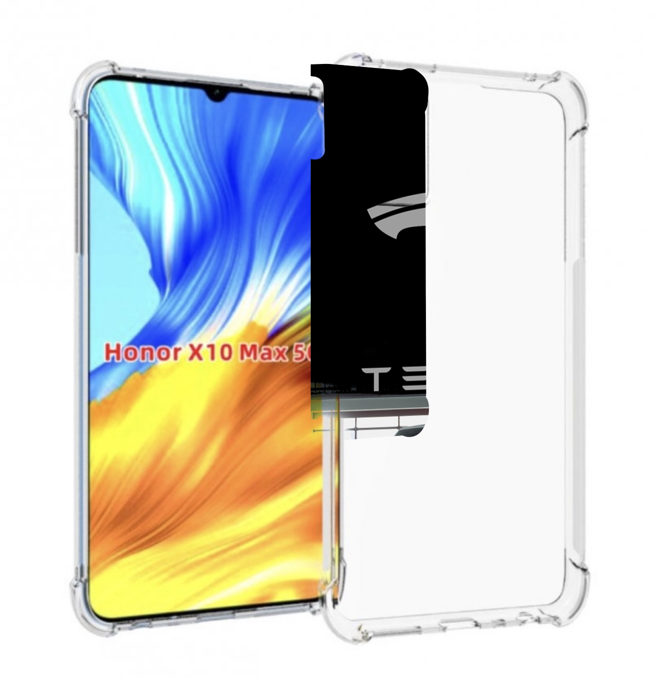 

Чехол MyPads Тесла для Honor X10 Max, Прозрачный, Tocco