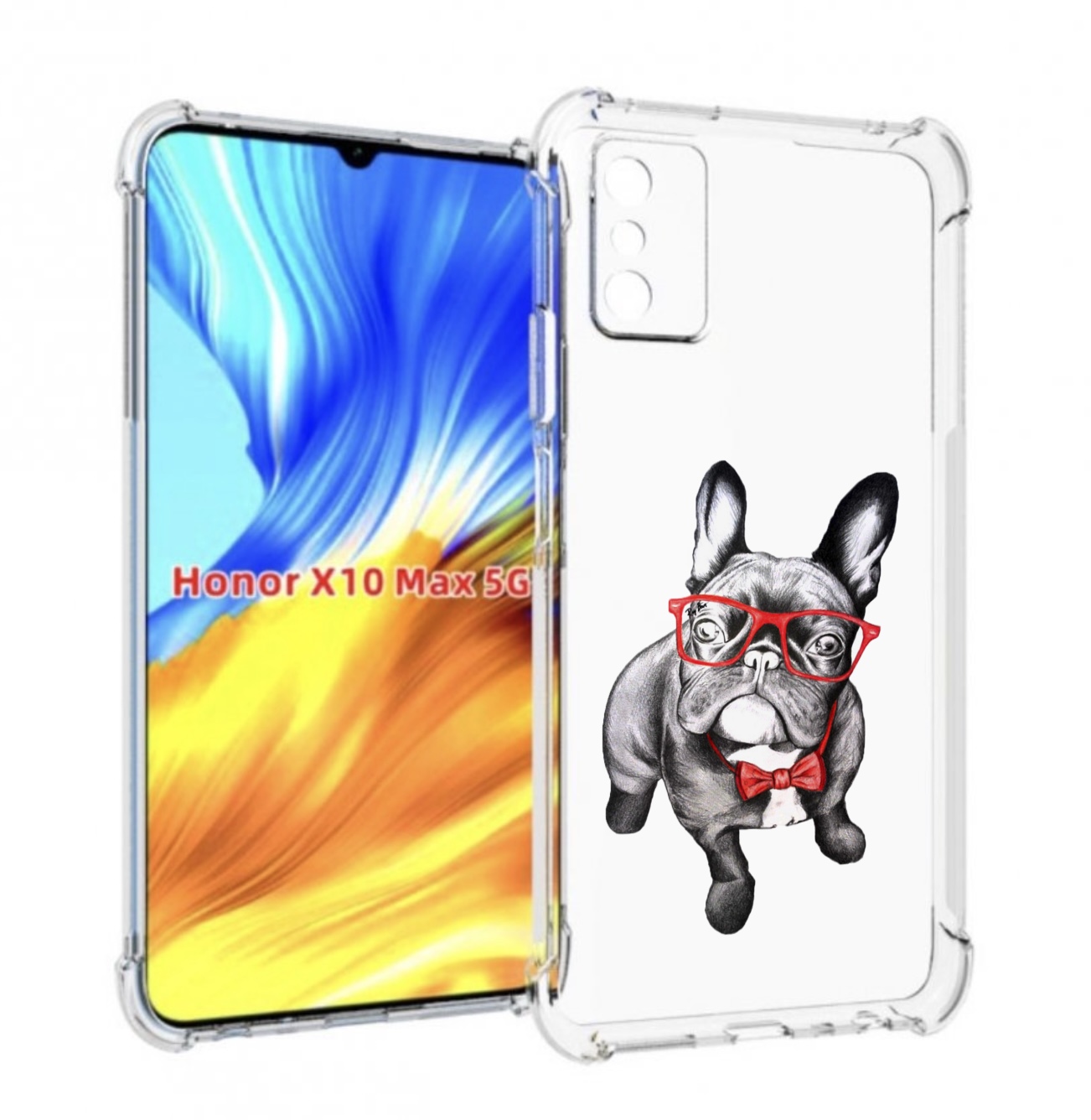 

Чехол MyPads Стильняга для Honor X10 Max, Прозрачный, Tocco