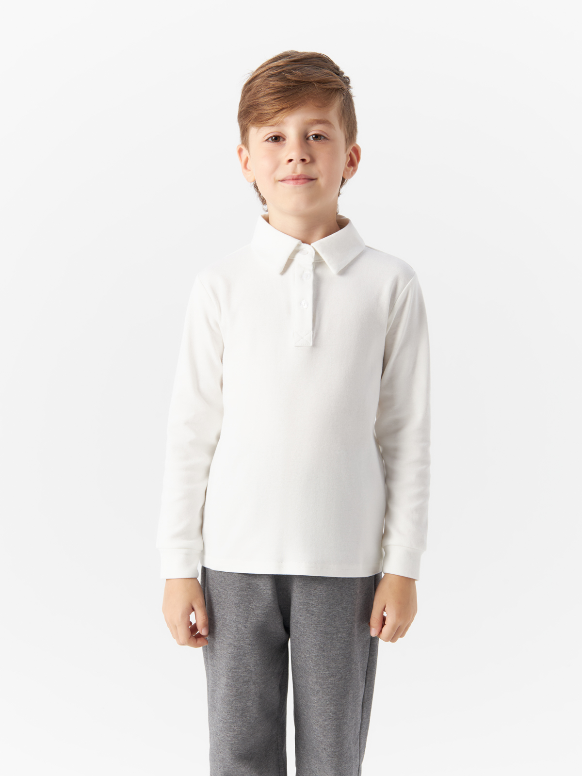 Рубашка Yiwu Xflot Supply Chain детская, BS-8white, размер 120 см