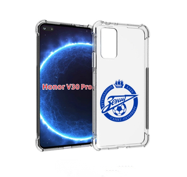 

Чехол бампер MyPads Зенит-фк для Honor V30 Pro, Прозрачный, Tocco