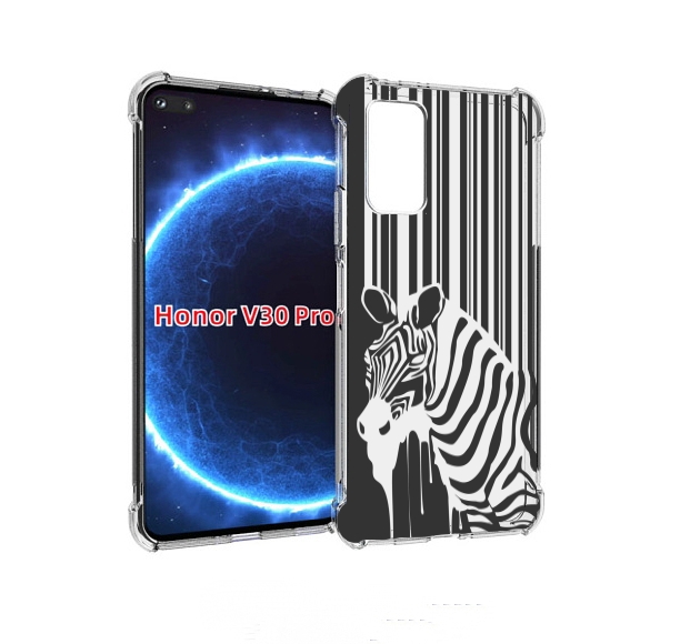 

Чехол бампер MyPads Зебра для Honor V30 Pro, Прозрачный, Tocco