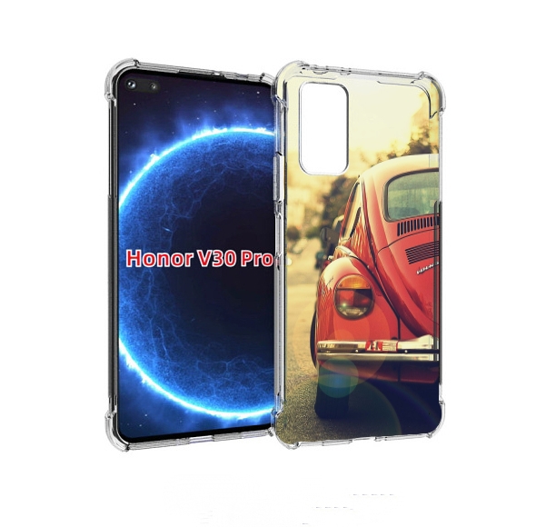 

Чехол бампер MyPads Жук для Honor V30 Pro, Прозрачный, Tocco