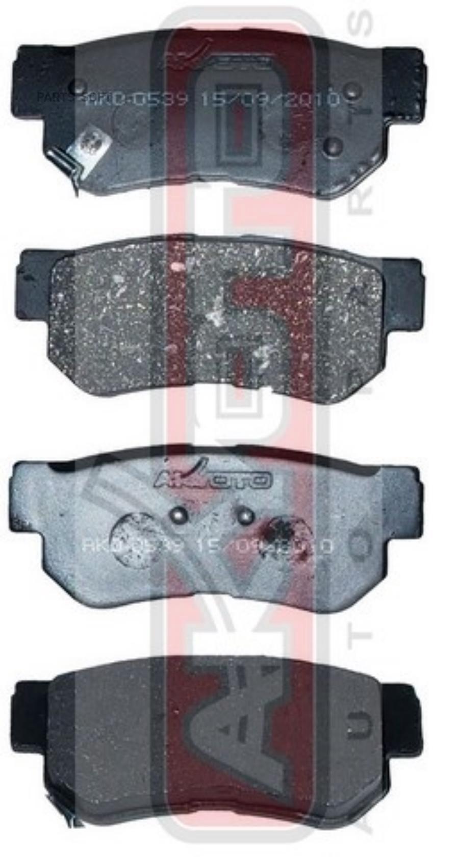 

Колодки тормозные дисковые задние HYUNDAI SANTA FE 2000- AKYOTO