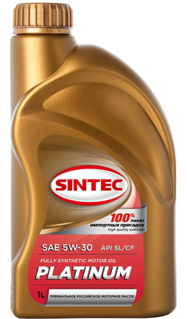 Моторное масло SINTEC PLATINUM SAE 5W30 API SL ACEA A5/B5
