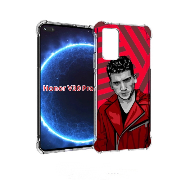 

Чехол бампер MyPads Денвер-бумажный-дом для Honor V30 Pro, Прозрачный, Tocco