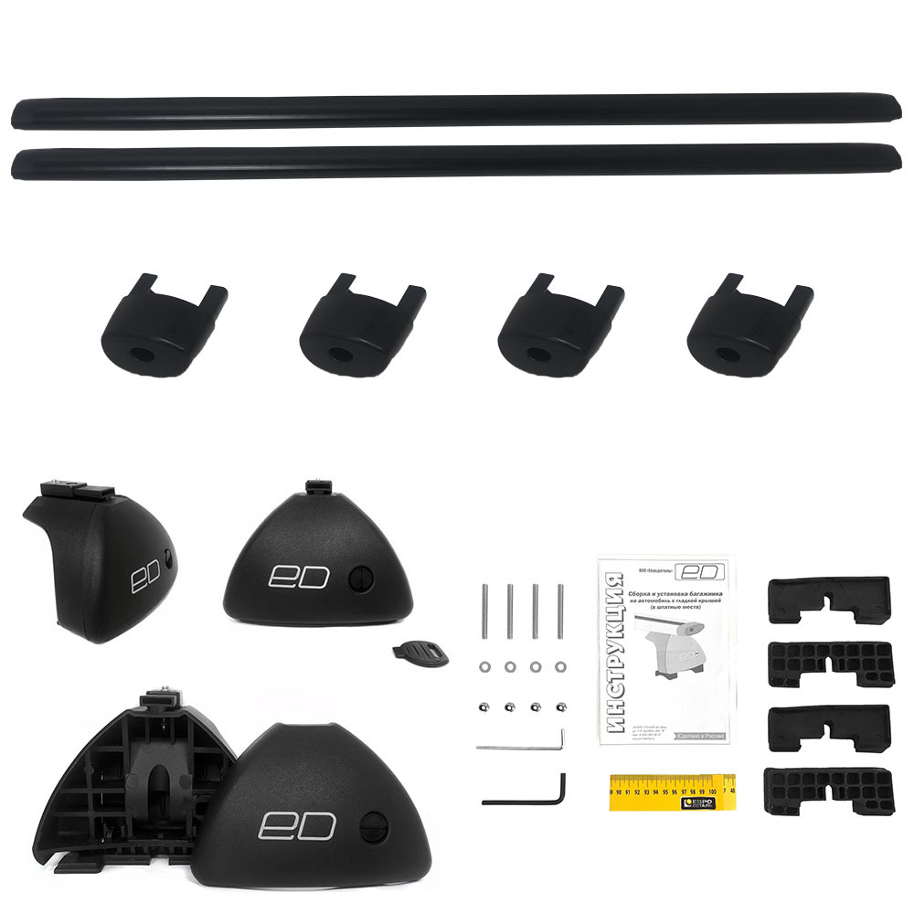 

Багажник универсальный Евродеталь аэро на крышу Mazda 6 2007-2013 Black, Черный, OZPTSM84