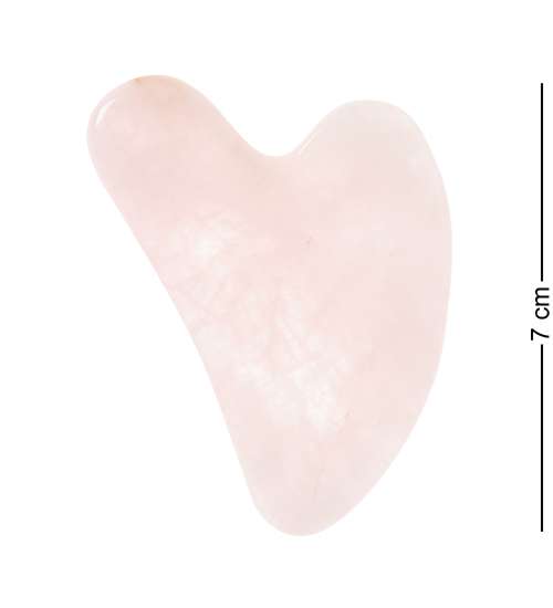 Скребок гуаша для лица Розовый кварц ЯЛ-17-05/4 113-90002883 розовый кварц драгоценный камень 925 пробы с серебряным покрытием 1шт кулон chris r148