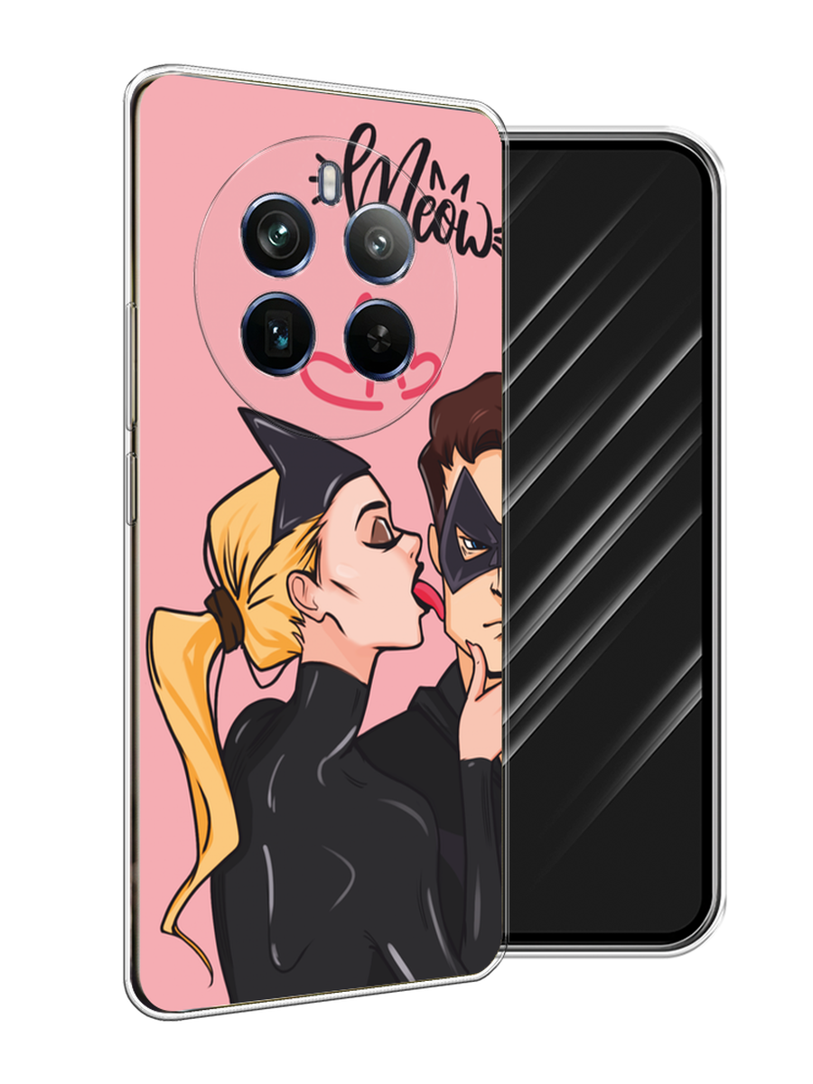 

Чехол Awog на Realme 12+ "Kiss of Cat Woman", Розовый;черный;бежевый, 2516350-1