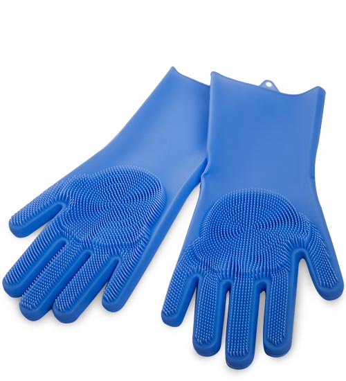 Перчатки хозяйственные синие BK-163/3 113-651771
