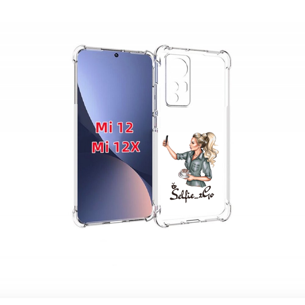 

Чехол-бампер MyPads Селфи-девушка женский для Xiaomi 12/Xiaomi 1, Прозрачный, Tocco