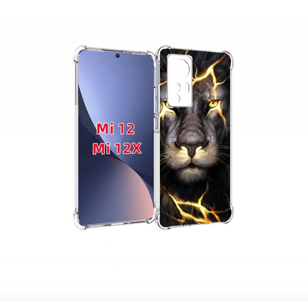 

Чехол бампер MyPads Светящийся-лев мужской для Xiaomi 12., Прозрачный, Tocco