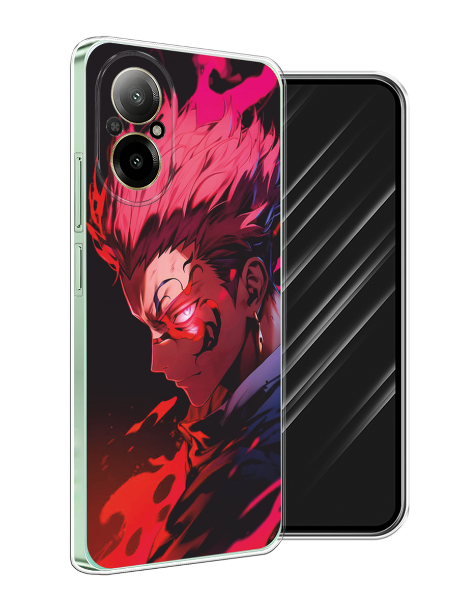 

Чехол Awog на Realme C67 4G "Взгляд Сукуны", Розовый;красный;черный, 2515750-1