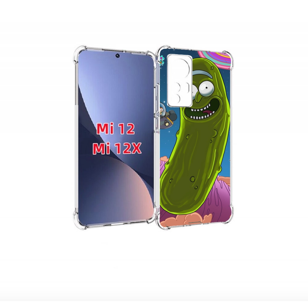 

Чехол бампер MyPads Рик огурец для Xiaomi 12., Прозрачный, Tocco