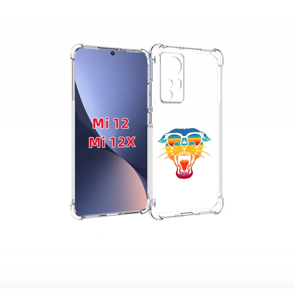 

Чехол бампер MyPads Радужная-пантера для Xiaomi 12., Прозрачный, Tocco