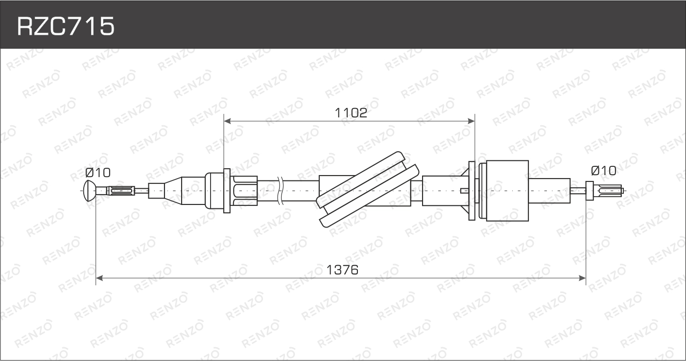 

Монтажные комплекты барабанного тормоза RENZO rzc715