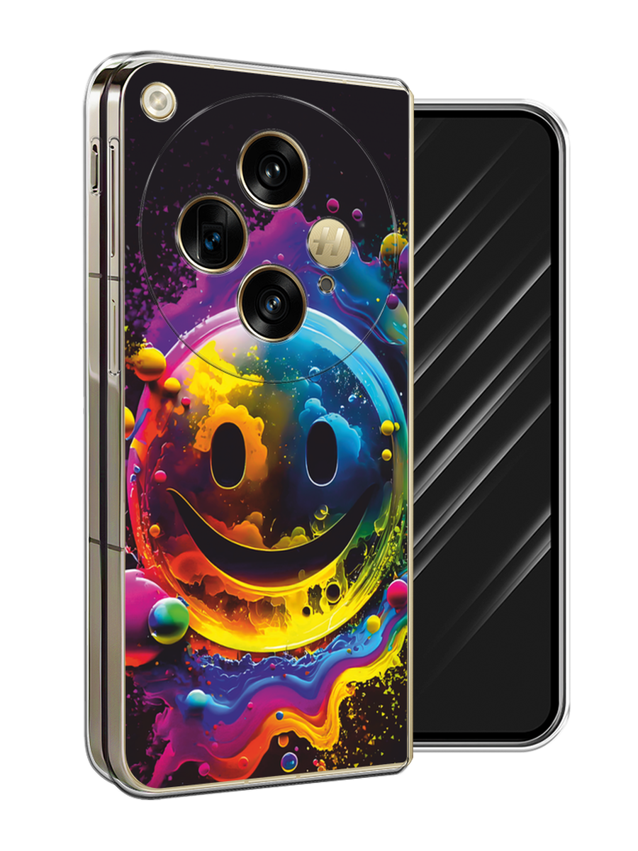 

Чехол Awog на Oppo Find N3 "Кислотный смайл", Фиолетовый;желтый;синий, 2515550-1