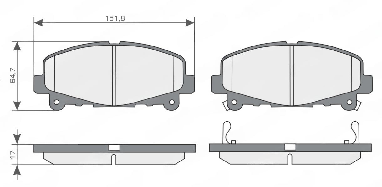 

Колодки тормозные RENZO rnz110