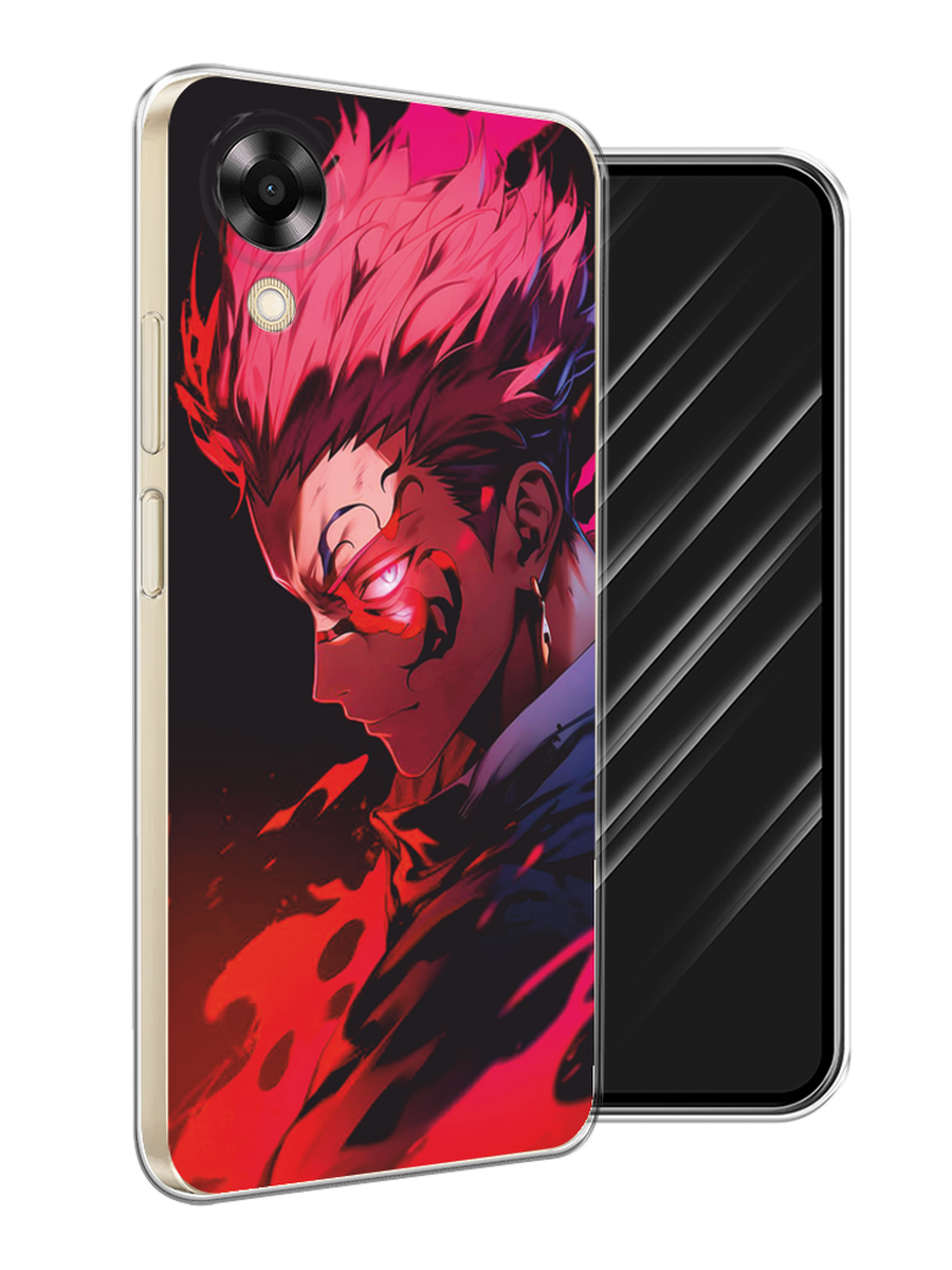 

Чехол Awog на Oppo A17K "Взгляд Сукуны", Розовый;красный;черный, 2512850-1